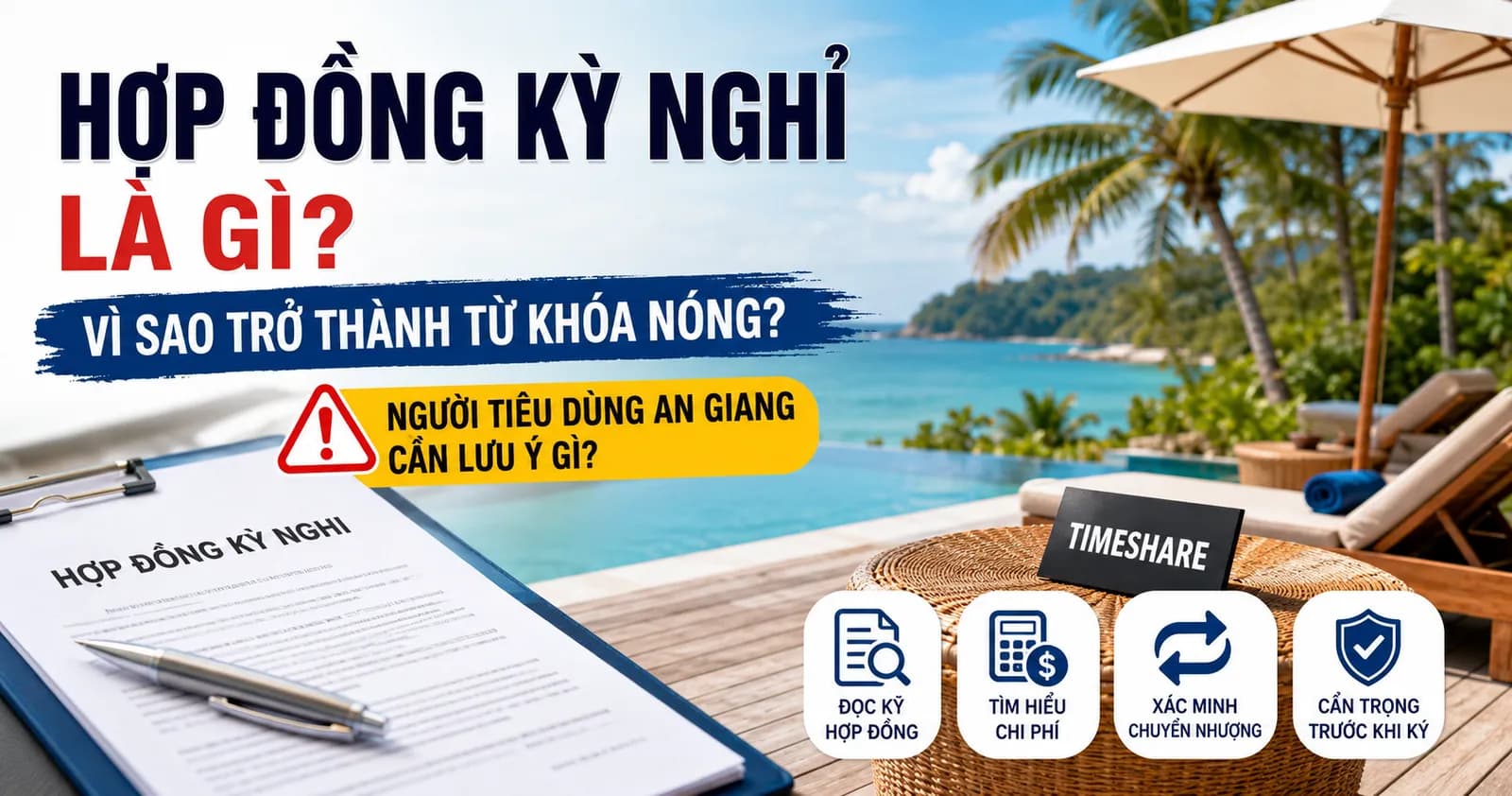 "Hợp đồng kỳ nghỉ" đang gây tranh cãi: Người dân An Giang cần lưu ý gì trước khi ký các gói nghỉ dưỡng dài hạn?